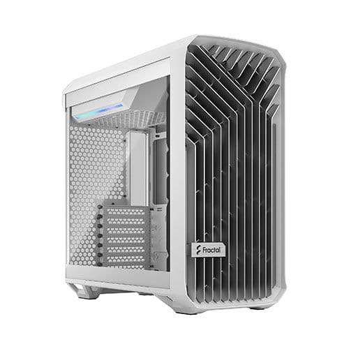 FRACTAL DESIGN Torrent Compact Clear Tint EATX Mid Tower Cabinet (White) – TechCure India