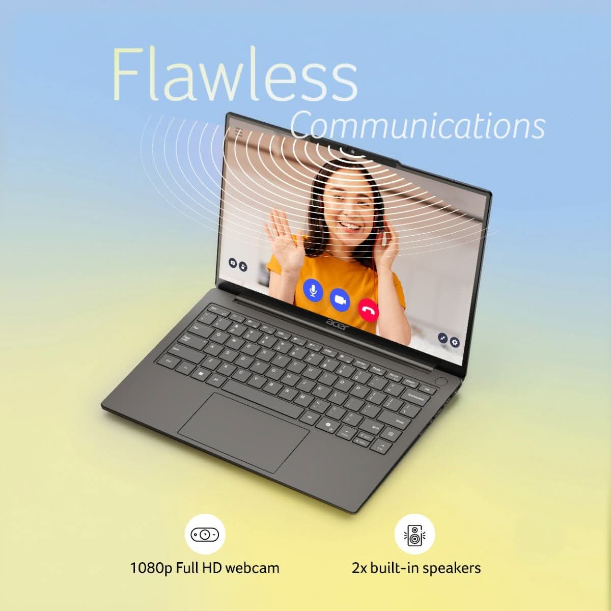 Acer Swift Neo UN.37QSI.006, Intel Core Ultra 5 125H, 16GB RAM, 512GB SSD, 14 inch, Windows 11 Home, MS Office, 1.25 kg, Steel Gray – TechCure India