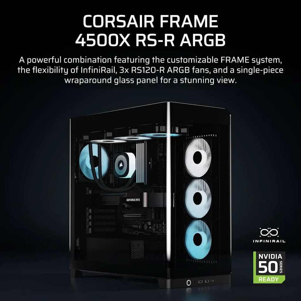 CORSAIR FRAME 4500X Panoramic Glass Mid-Tower PC Case – TechCure India