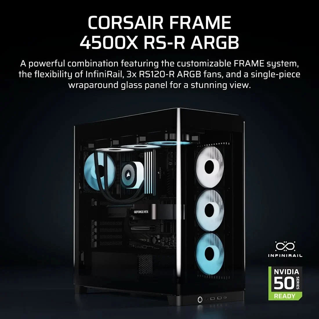 CORSAIR FRAME 4500X Panoramic Glass Mid-Tower PC Case – TechCure India