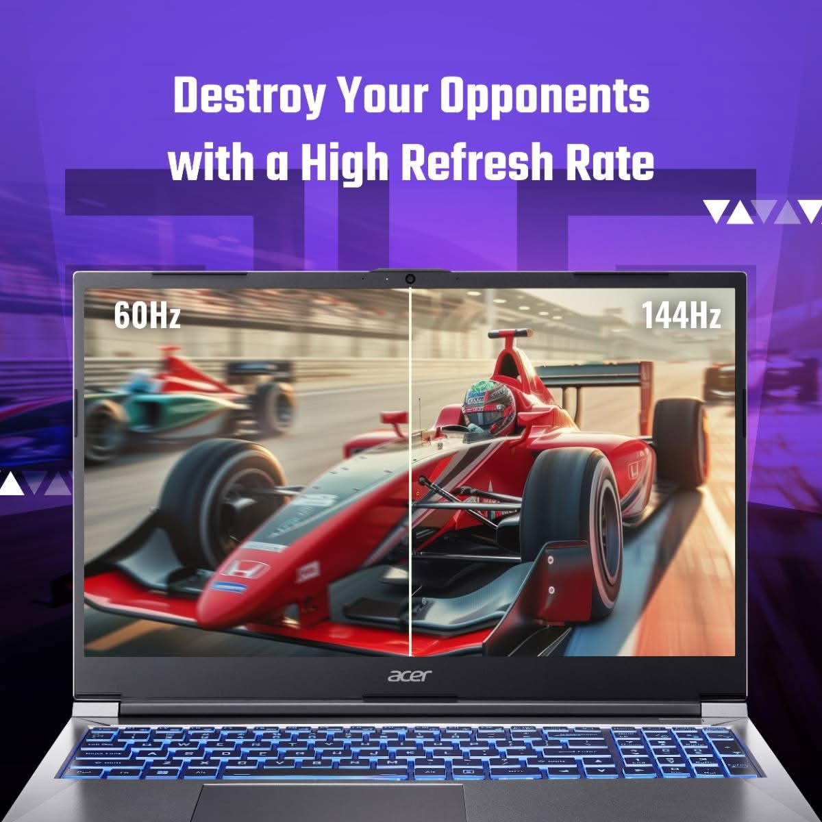 Acer ALG UN.34LSI.014, Intel Core 7-240H, RTX 3050-6GB GDDR6, 16 GB RAM, 512 GB SSD, FHD 15.6 inches 144Hz, Windows 11 Home plus MS Office, Titanium Gray, 1.99kg, AL15G-53 – TechCure India