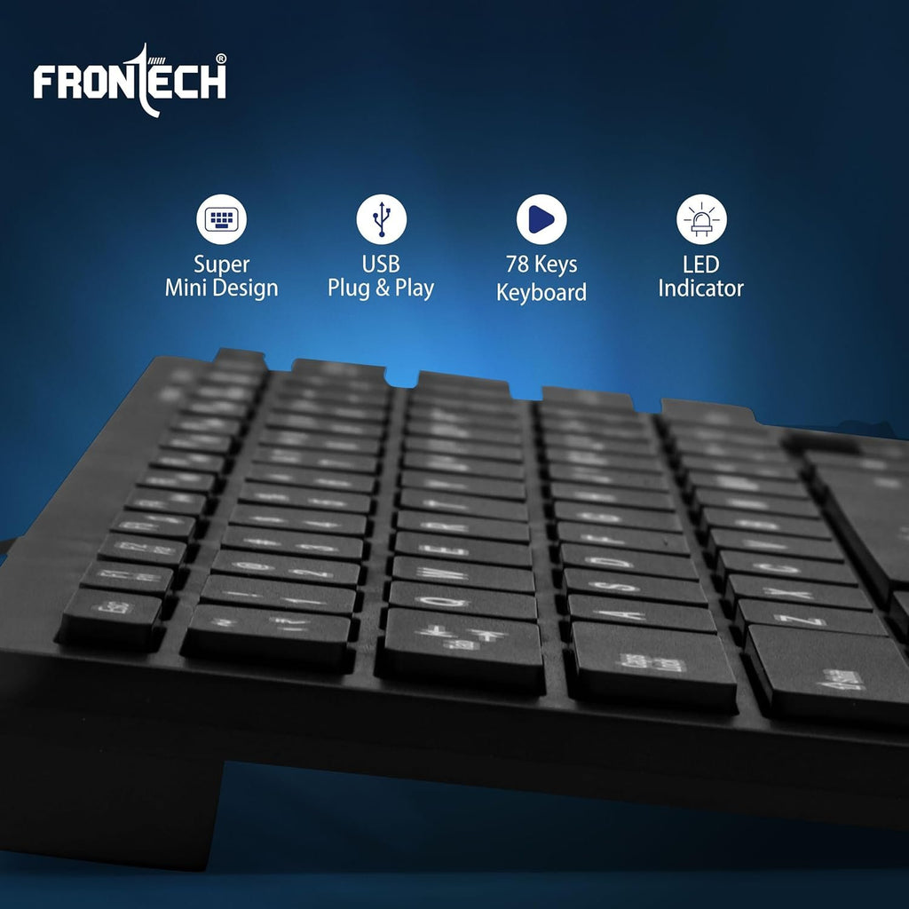 FRONTECH Wired Mini Keyboard KB-0041 – TechCure India