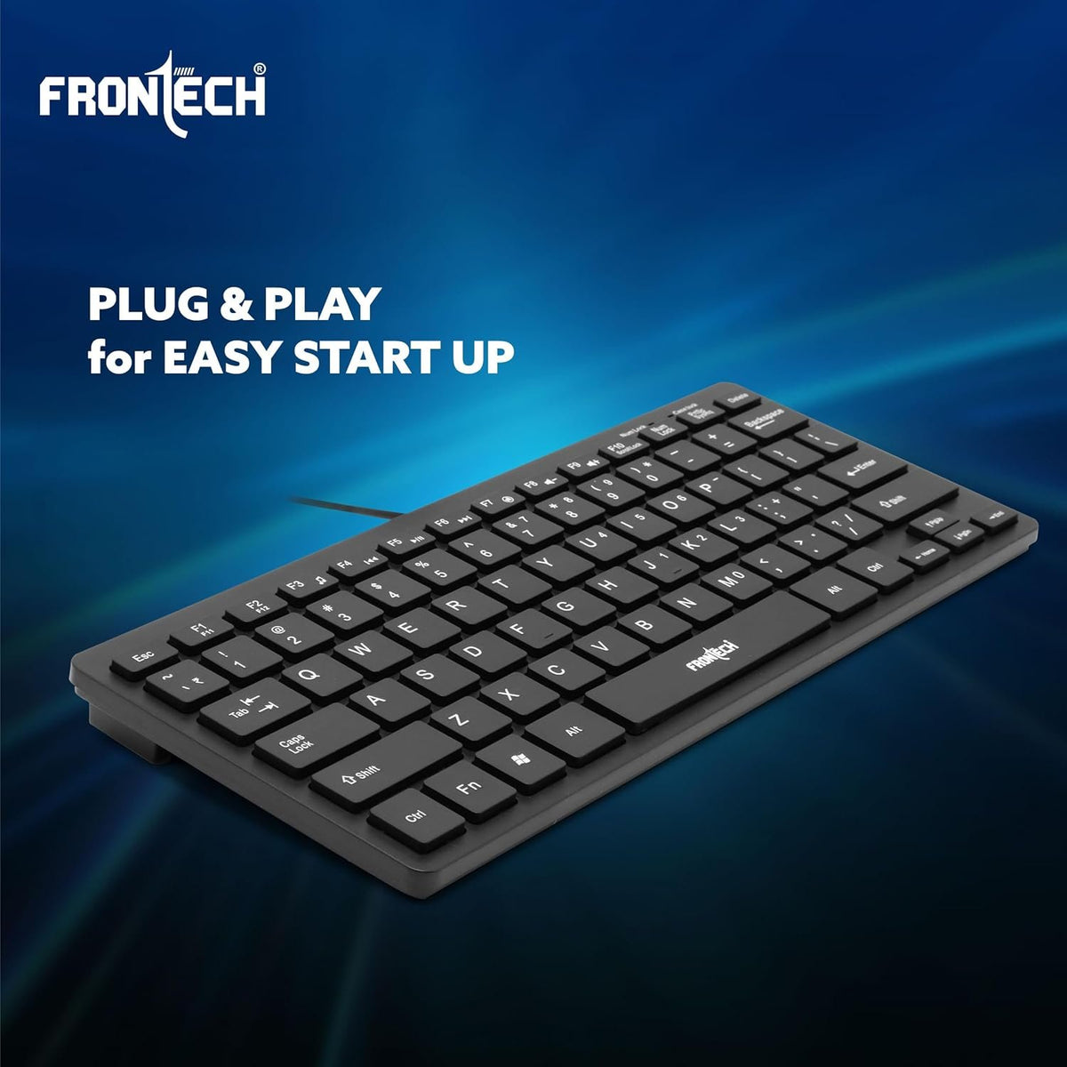 FRONTECH Wired Mini Keyboard KB-0041 – TechCure India