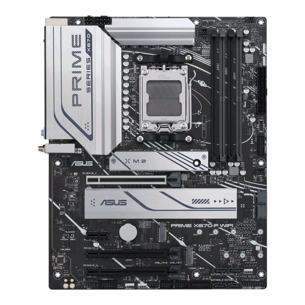 ASUS PRIME X670-P WIFI CSM MOTHERBOARD – TechCure India