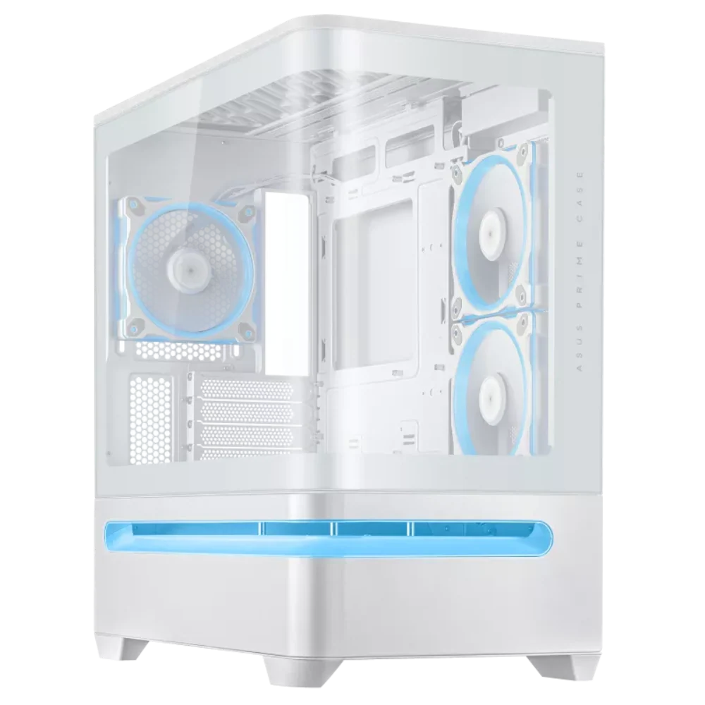 ASUS Prime AP202 ARGB MATX Mid Tower Cabinet ( White ) – TechCure India