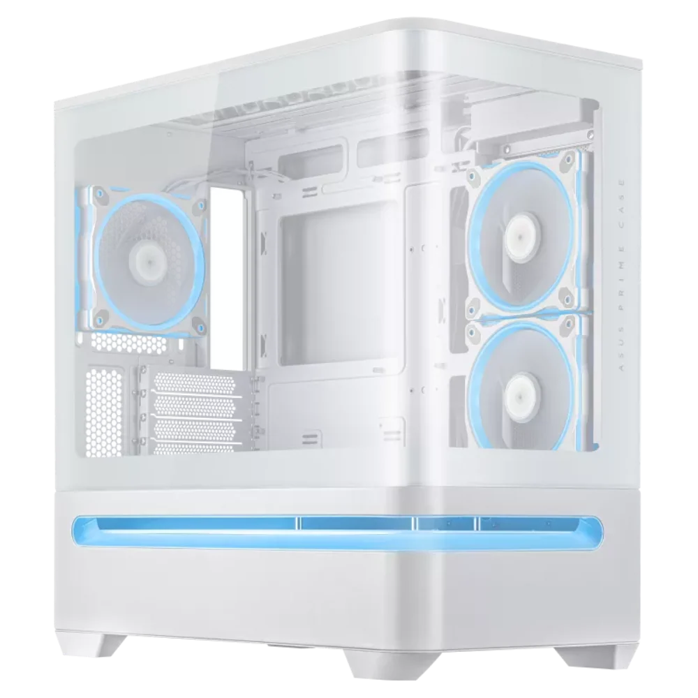 ASUS Prime AP202 ARGB MATX Mid Tower Cabinet ( White ) – TechCure India