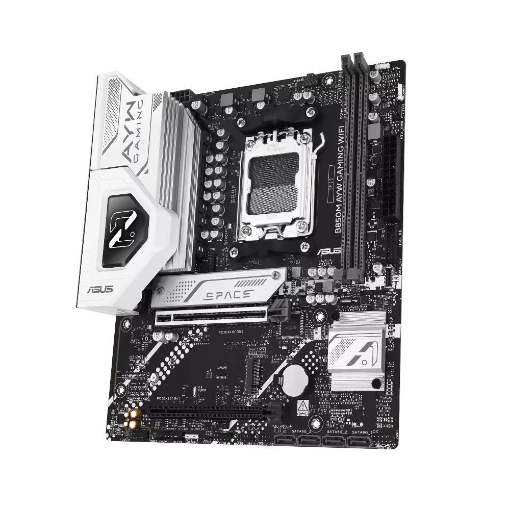 ASUS B850M AYW Gaming Wifi6 DDR5 AMD Motherboard – TechCure India