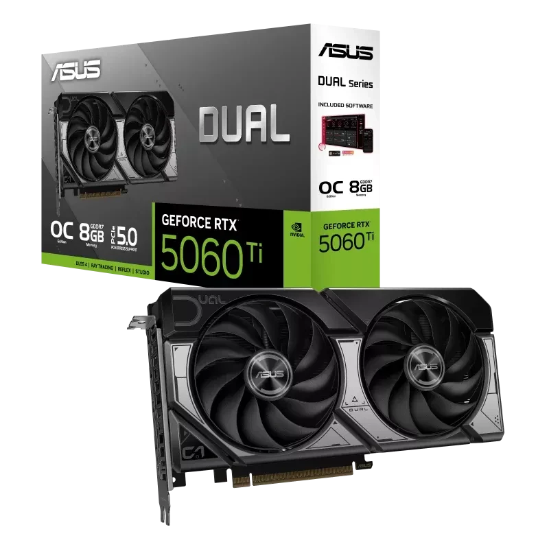 ASUS Dual GeForce RTX 5060 Ti 8GB GDDR7 OC Edition Graphics Card – TechCure India