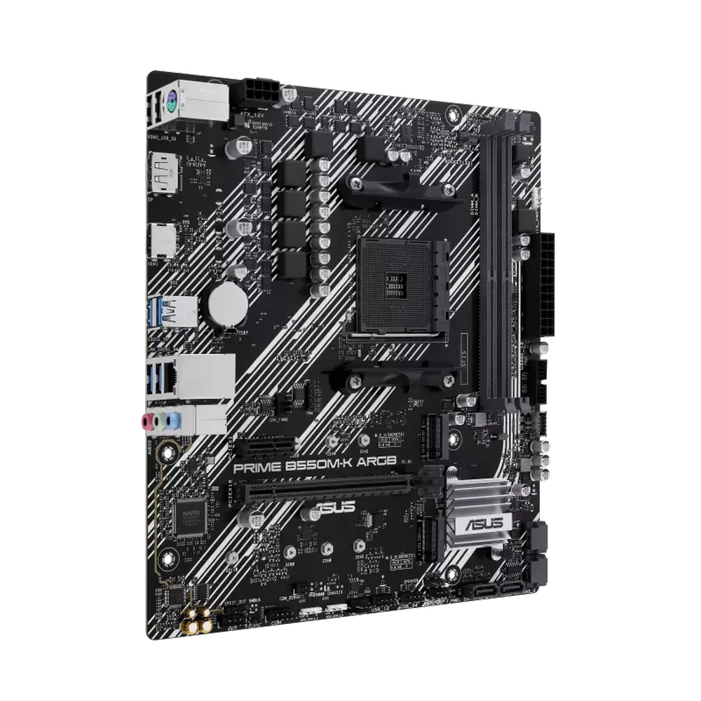 Asus Prime B550M-K ARGB DDR4 AMD Motherboard - 2