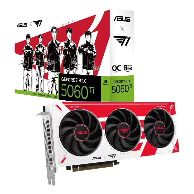 ASUS T1 GeForce RTX 5060 Ti OC T1 Edition 8GB GDDR7 Graphics Card – TechCure India