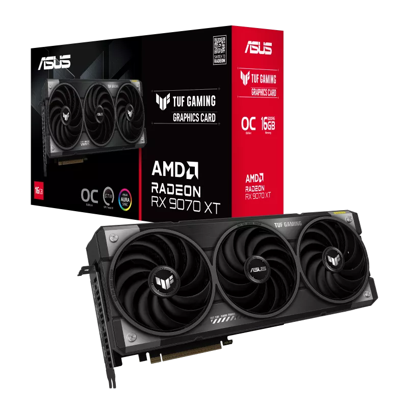 ASUS TUF Gaming Radeon RX 9070 XT OC Edition 16GB GDDR6 Graphics Card – TechCure India