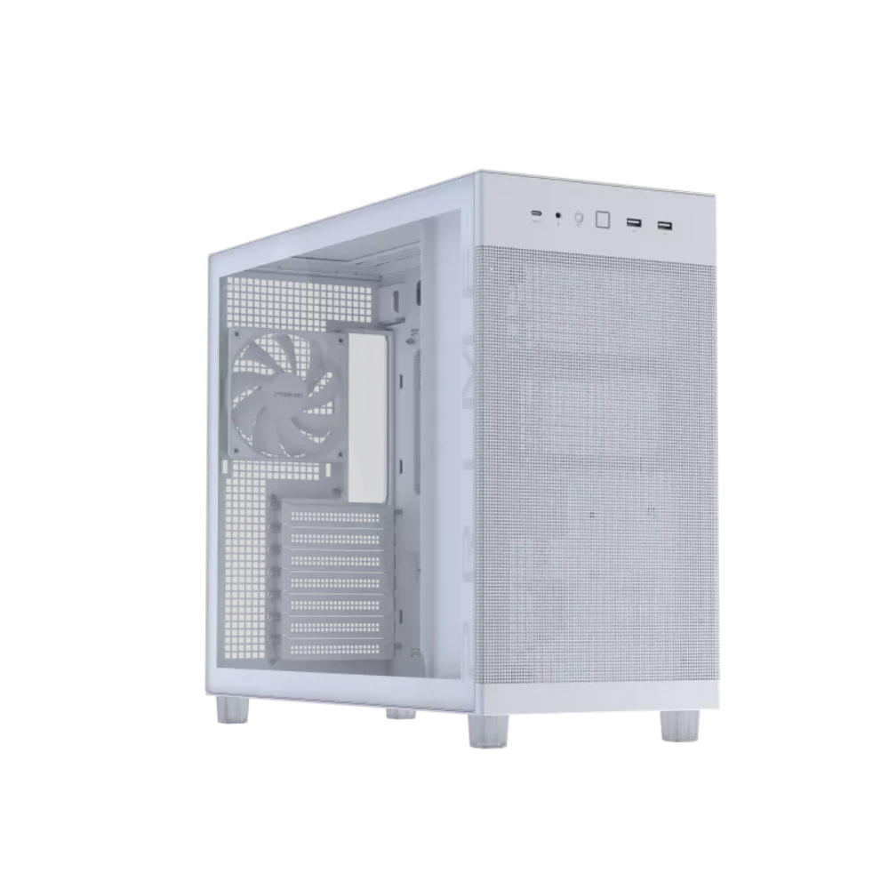 ASUS Prime AP303 ATX Mid Tower Cabinet ( White ) – TechCure India