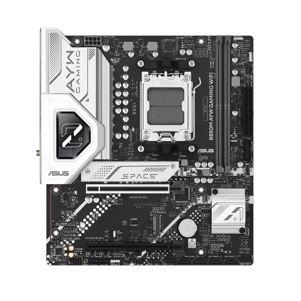 ASUS B850M AYW Gaming Wifi6 DDR5 AMD Motherboard – TechCure India