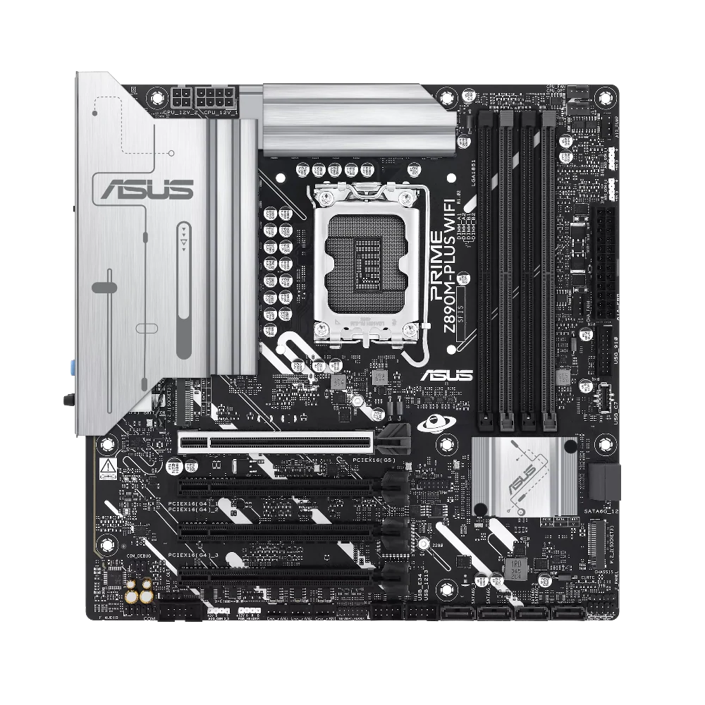 ASUS Prime Z890M Plus Wifi CSM DDR5 Intel Motherboard - 2