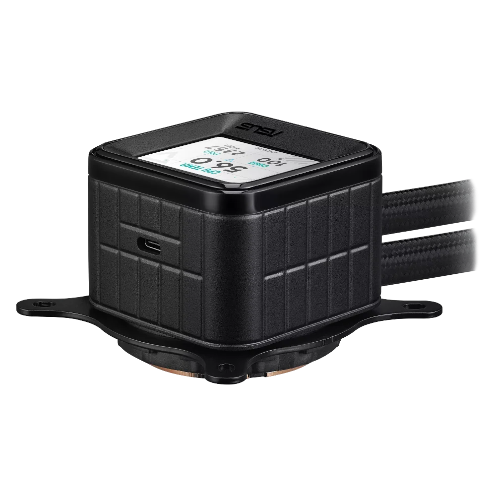 ASUS Prime LC 360 ARGB 360mm CPU Liquid Cooler ( Black ) ( With LCD Display ) – TechCure India