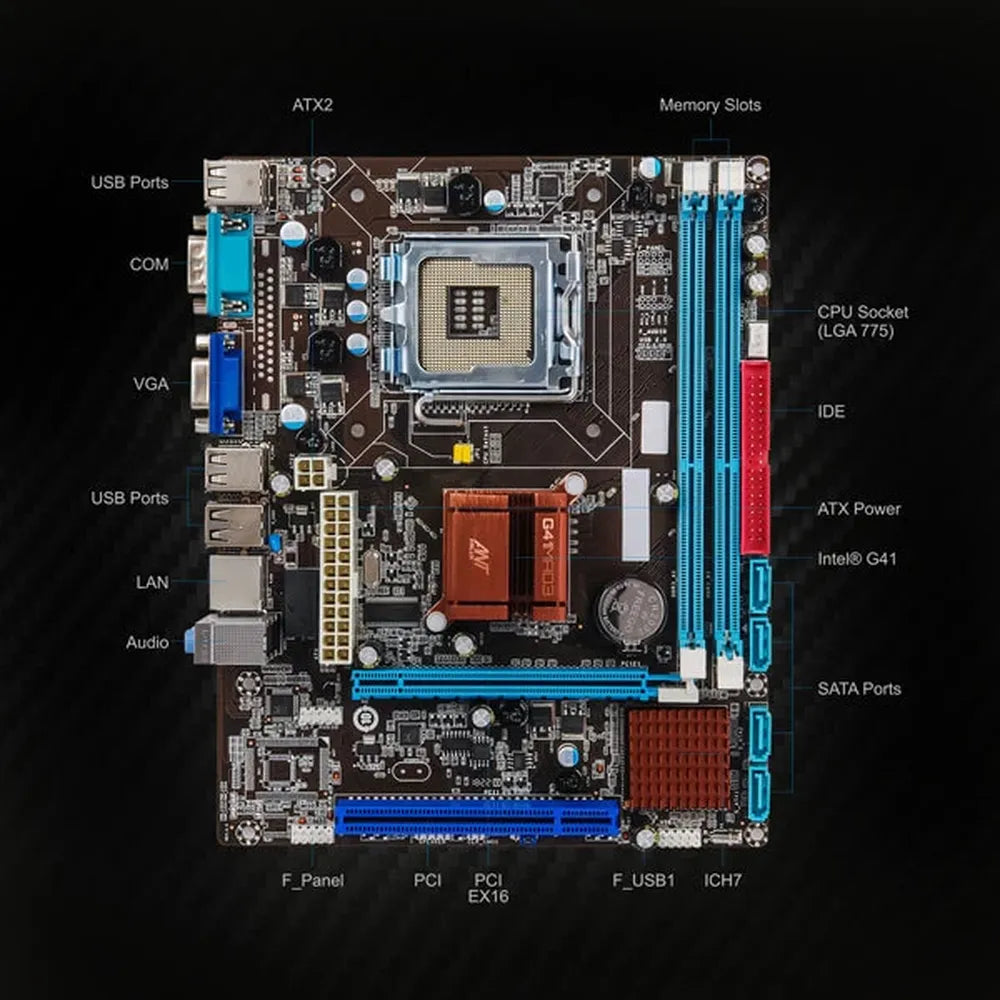 ANT VALUE G41MAD3 DDR3 Intel Motherboard - 3