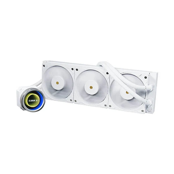 LIAN LI Galahad II Trinity Performance 360mm CPU Liquid Cooler (White) - 3