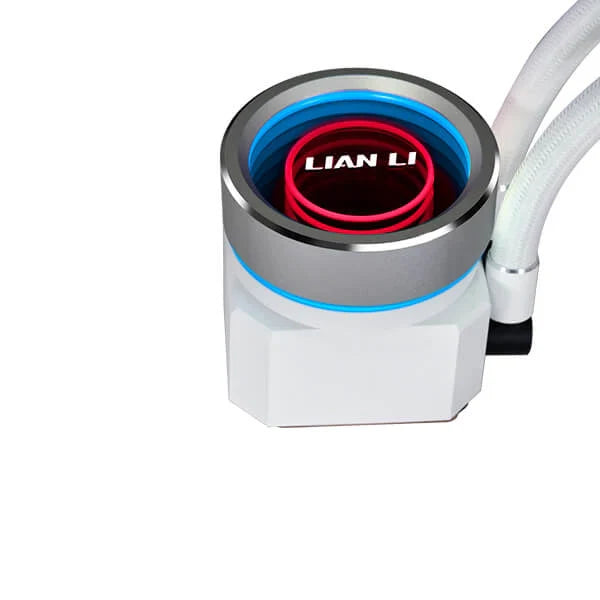 LIAN LI Galahad II Trinity Performance 360mm CPU Liquid Cooler (White) - 5