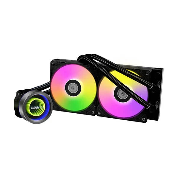 LIAN LI Galahad ll Trinity ARGB 240mm CPU Liquid Cooler (Black) - 2