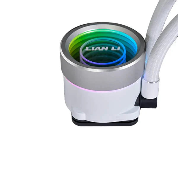 LIAN LI Galahad ll Trinity ARGB 240mm CPU Liquid Cooler (White) - 3