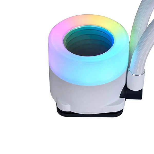 LIAN LI Galahad ll Trinity ARGB 240mm CPU Liquid Cooler (White) - 5