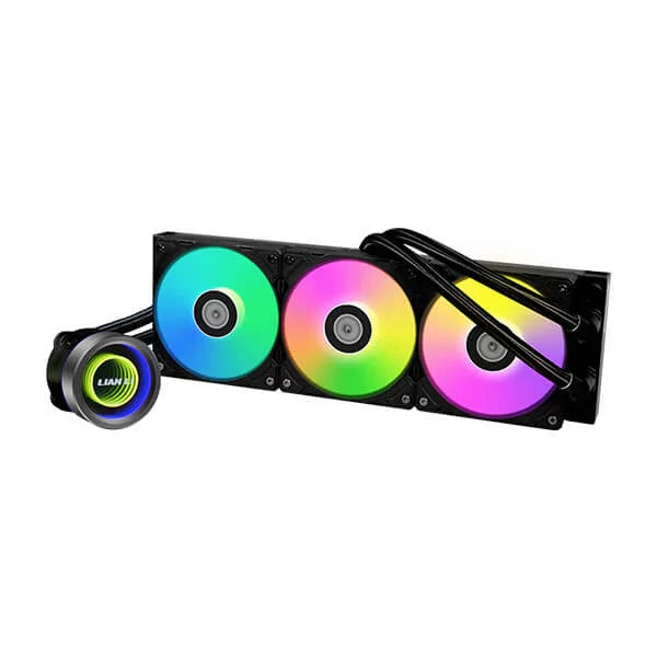 LIAN LI Galahad II Trinity ARGB 360mm CPU Liquid Cooler (Black) - 3