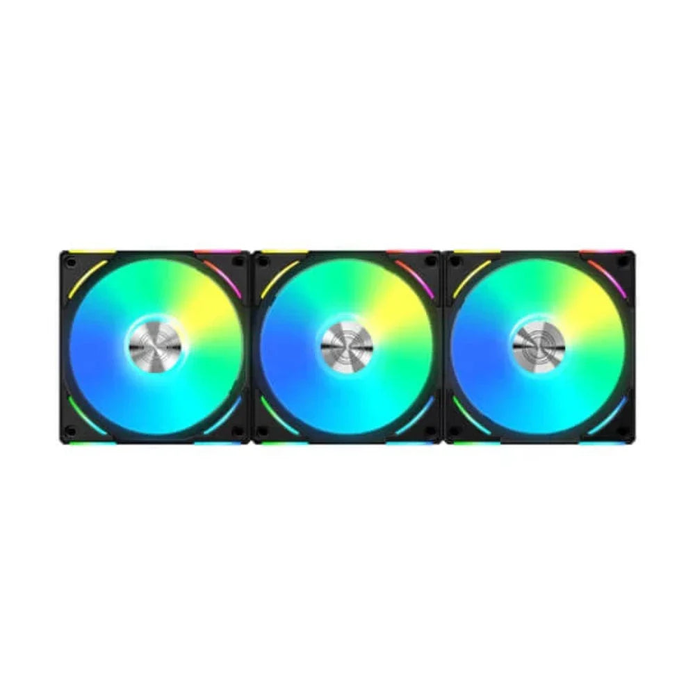 LIAN LI UNI Fan AL120 V2 ARGB Cabinet Fan (Black) (Triple Pack) - 3