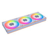 LIAN LI UNI CL120 120mm ARGB Wireless Cabinet Fan ( White ) ( Triple Pack )