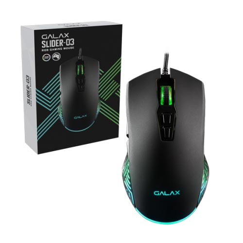 GALAX Gaming Mouse (SLD-03) 7200DPI/ RGB/ 7 Programmable Macro Keys Mouse MGS03UX97RG2B0 – TechCure India