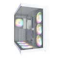 GALAX HOF Allsynq ARGB White ATX Mid Tower Case with 7 preinstall ARGB Fans – TechCure India