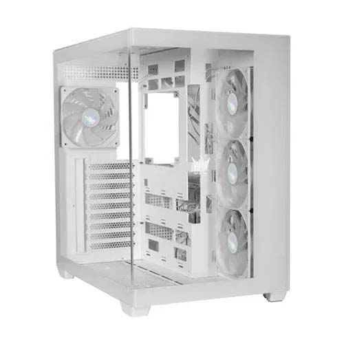GALAX HOF Allsynq ARGB White ATX Mid Tower Case with 7 preinstall ARGB Fans – TechCure India