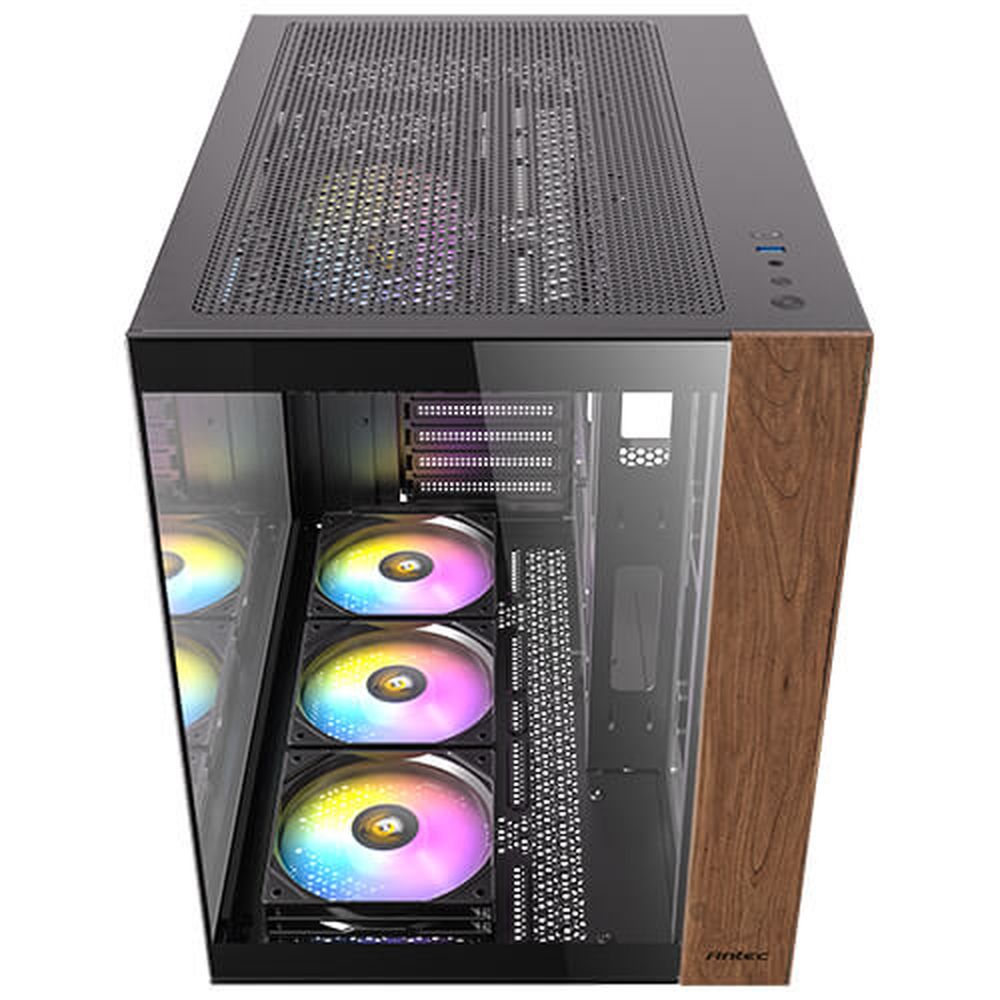 ANTEC CX800 Wood ARGB ATX Mid Tower Cabinet (Black) - 2