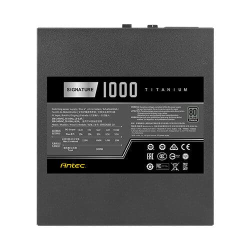 ANTEC Signature ST1000 1000W GB 80+ Titanium Fully Modular ATX 2.0 Power Supply - 2