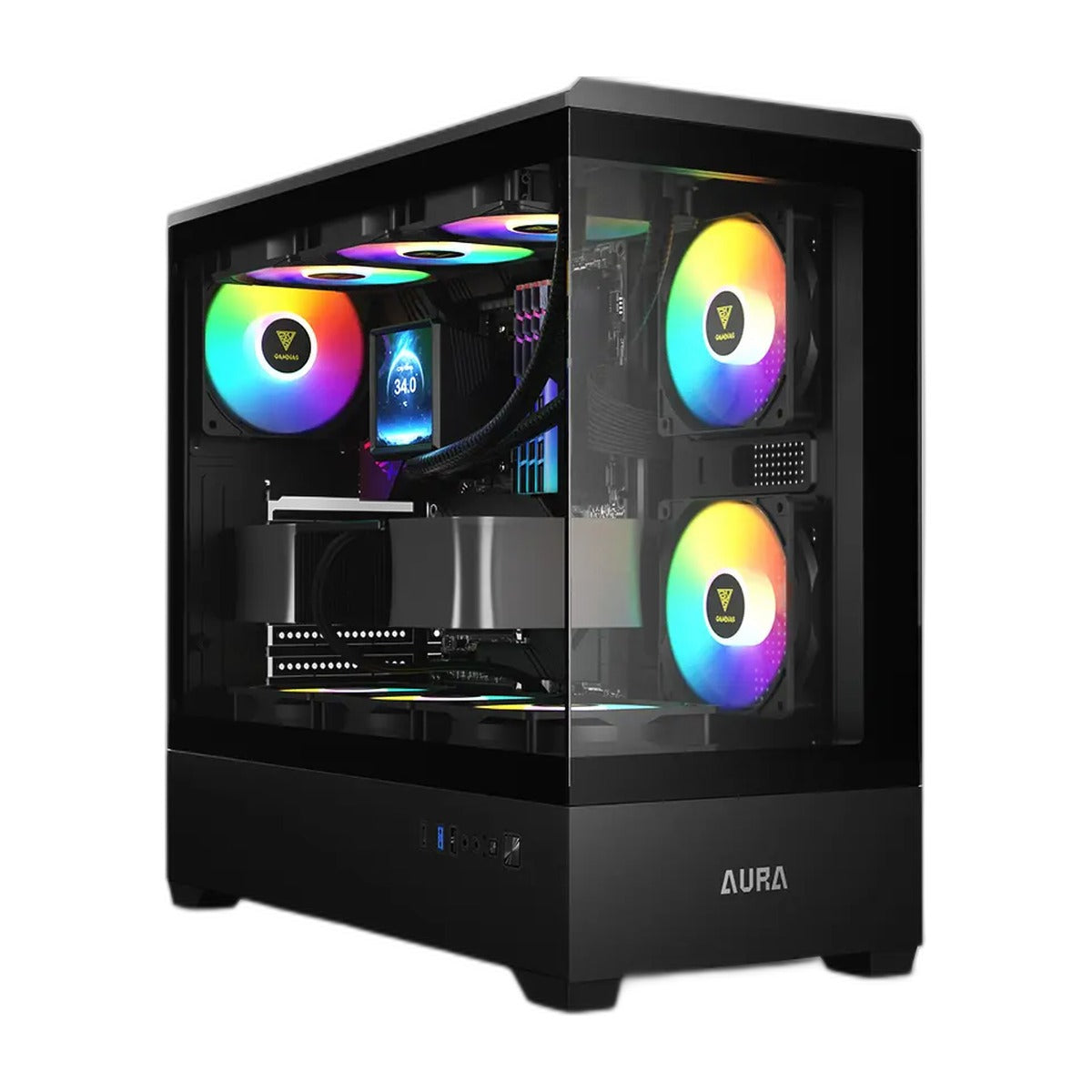 Gamdias Aura GC106 ARGB ATX Mid Tower Cabinet (AURA-GC106) – photo 5 – TechCure India