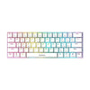 GAMDIAS Hermes E3 60% Mechanical Wireless Gaming Keyboard ( White ) ( Blue Switch )