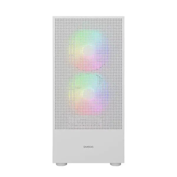 Gamdias Talos E3 Mesh Elite Argb E-Atx Mid Tower Cabinet (White) (TALOS-E3-MESH-ELITE-WH) – TechCure India