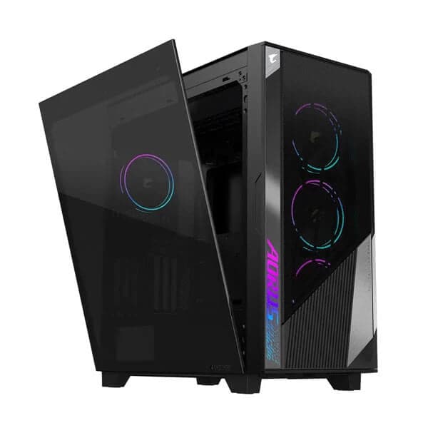 GIGABYTE Aorus C500 Glass ARGB EATX Full Tower Cabinet (Black) - 4