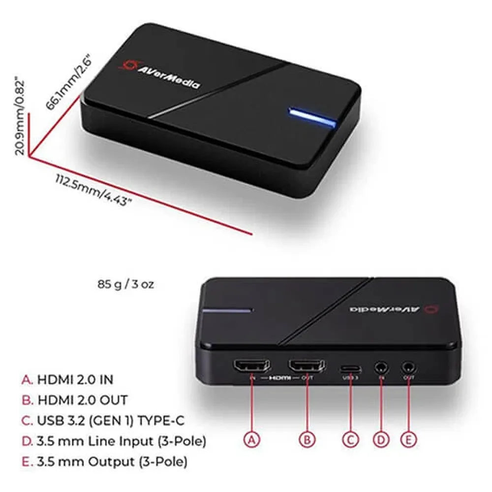 AVERMEDIA Live Gamer GC551G2 Extreme 3 4Kp30 Capture Card - 2