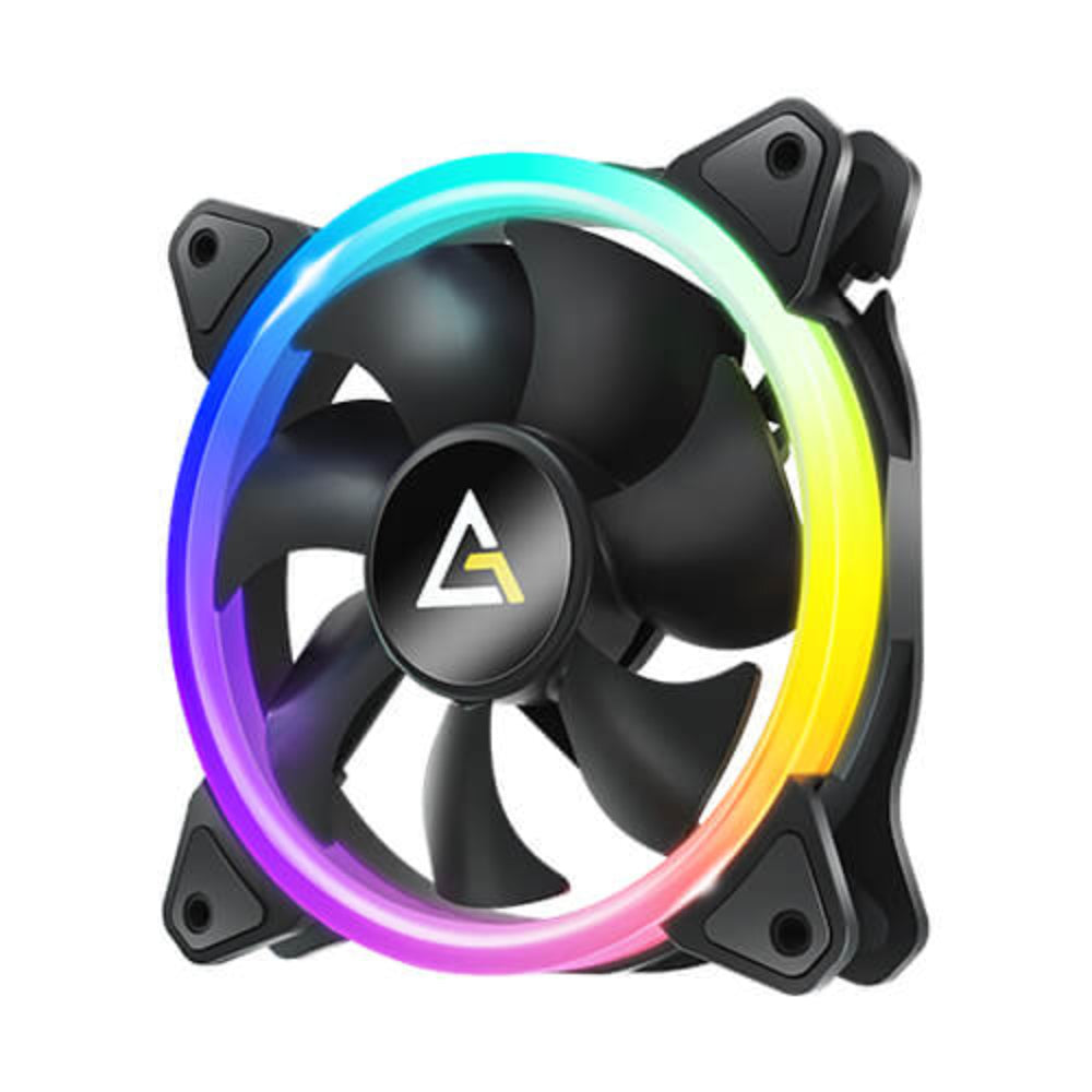 ANTEC Neon 120 ARGB 120mm Cabinet Fan with controller ( Black ) ( Triple Pack ) – TechCure India