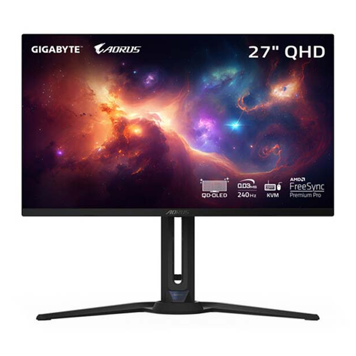 Gigabyte AORUS FO27Q2 27 inch Inch OLED 1440p 240 Hz Gaming Monitor Black – TechCure India