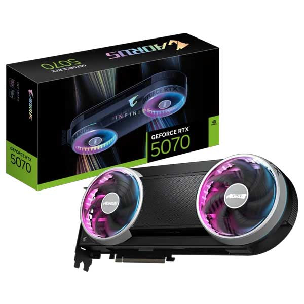 Gigabyte AORUS GeForce RTX 5070 INFINITY 12GB Graphics Card – TechCure India