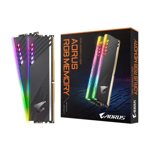 Gigabyte Aorus Rgb 16Gb (8Gbx2) Ddr4 3600Mhz Ram (Gp-Ar36C18S8K2Hu416R) – TechCure India