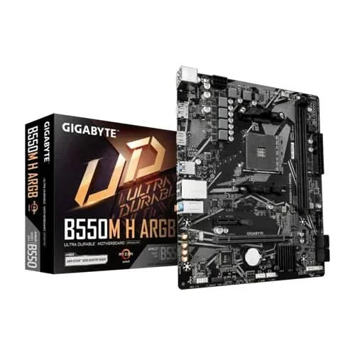 Gigabyte B550M H ARGB M-ATX Motherboard – TechCure India