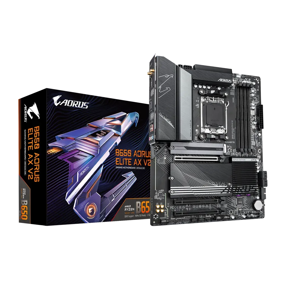 GIGABYTE B650 Aorus Elite AX V2 DDR5 AMD Motherboard – TechCure India