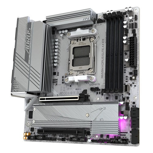 Gigabyte B650M AORUS ELITE AX ICE AM5 Micro ATX Motherboard – TechCure India