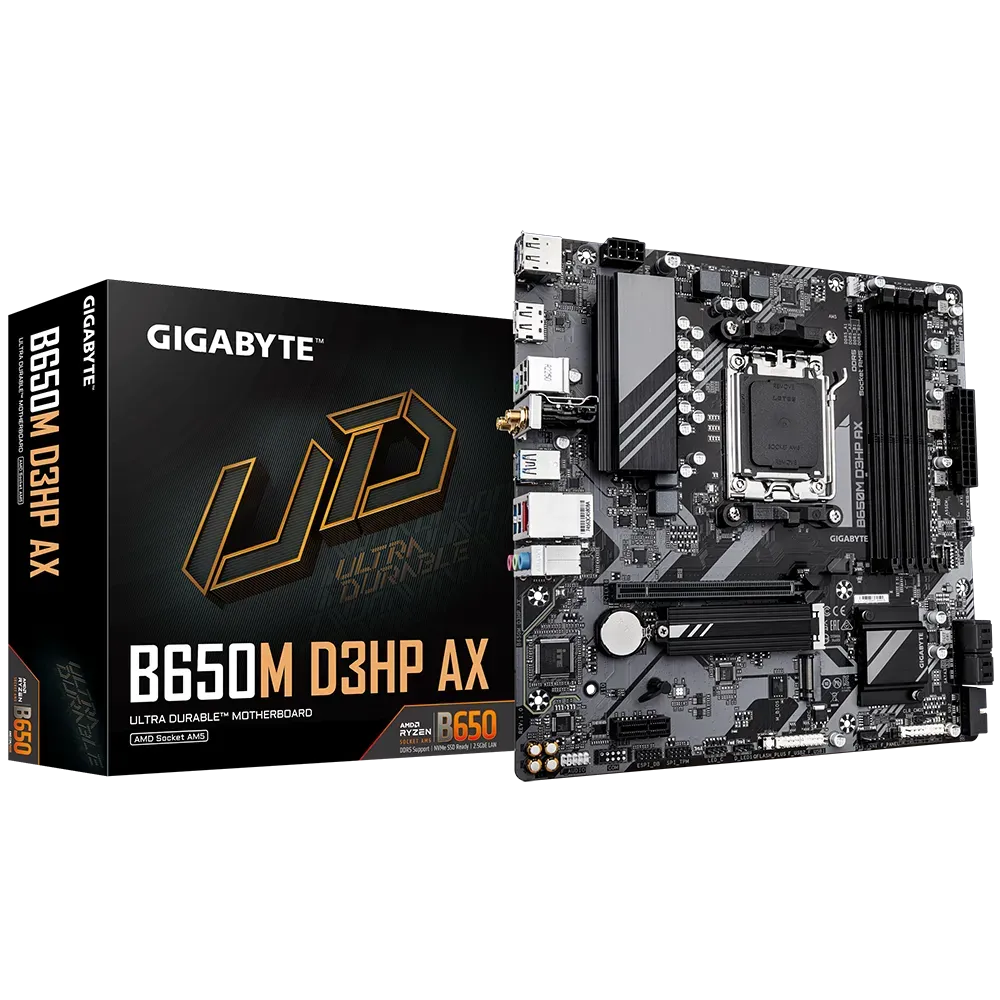 GIGABYTE B650M D3HP AX DDR5 AMD Motherboard – TechCure India