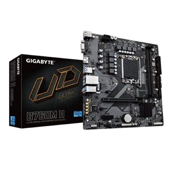 Gigabyte B760M H DDR5 mATX Intel LGA 1700 Motherboard Supports Intel 12th, 13th & 14th Gen Processors – TechCure India
