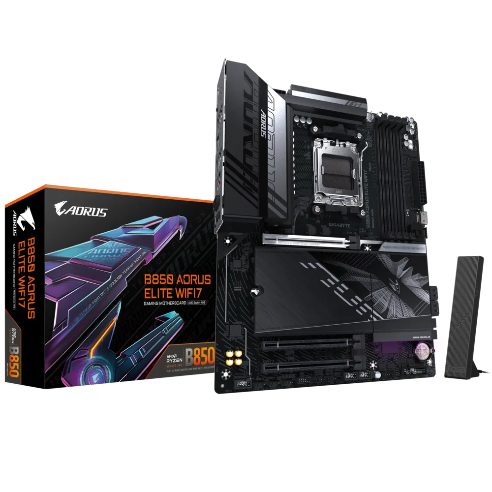 GIGABYTE B850 Aorus Elite Wifi7 DDR5 AMD Motherboard – TechCure India