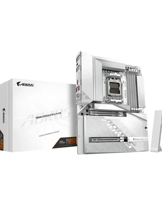Gigabyte B850 AORUS STEALTH ICE ATX Motherboard – TechCure India