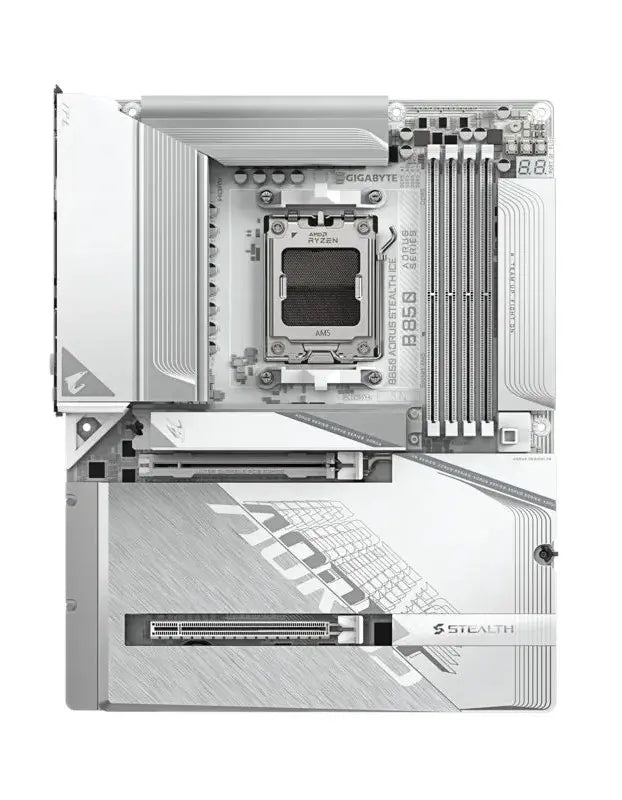 Gigabyte B850 AORUS STEALTH ICE ATX Motherboard – TechCure India